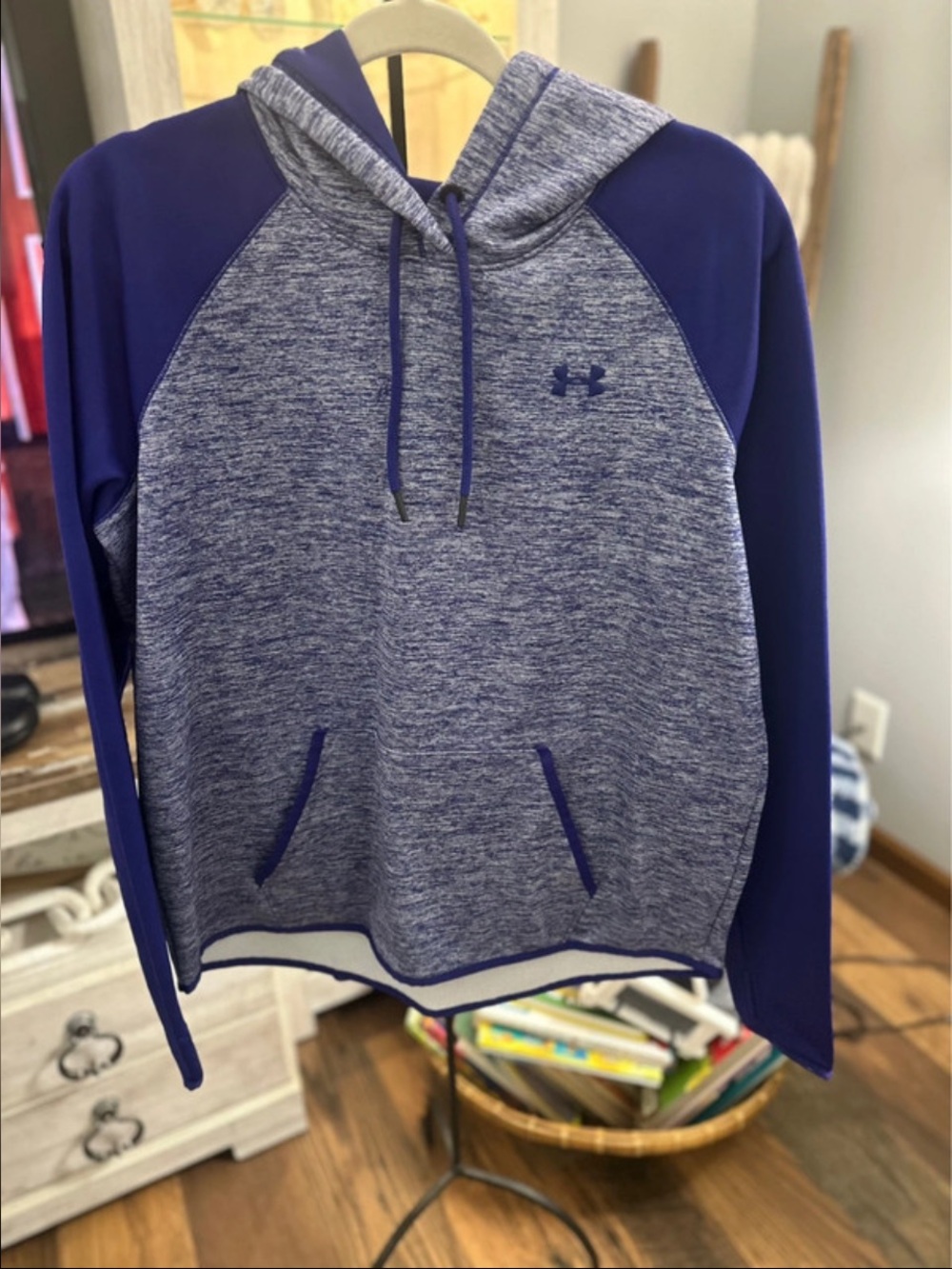 Under Armour Men’s Purple Heather Zip-Up Hoodie